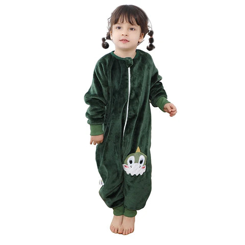 MICHLEY Cartoon Flannel Baby Sleeping Bag Sack