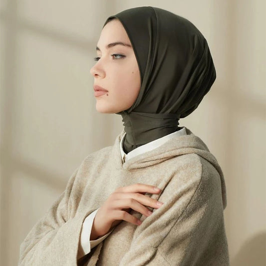 Fashion Muslim Hijab Caps - Solid Underscarf for Women