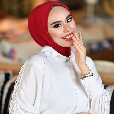 Fashion Muslim Hijab Caps - Solid Underscarf for Women