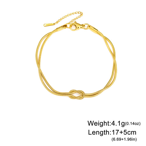 Skyrim Stainless Steel Gold Color Bracelet - Trendy Minimalist Jewelry for Women