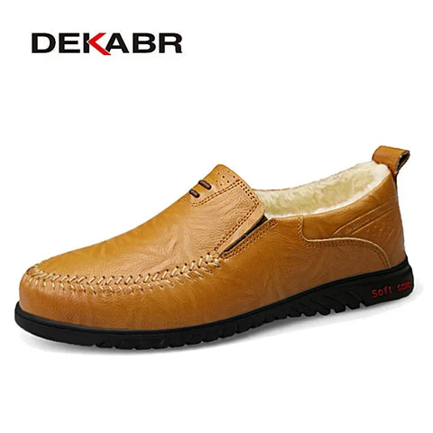 DEKABR Echt leren heren casual schoenen loafers