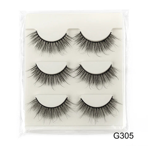 YSDO Natura Cat Eye Lashes - 3/10 Pairs Faux Mink Eyelashes