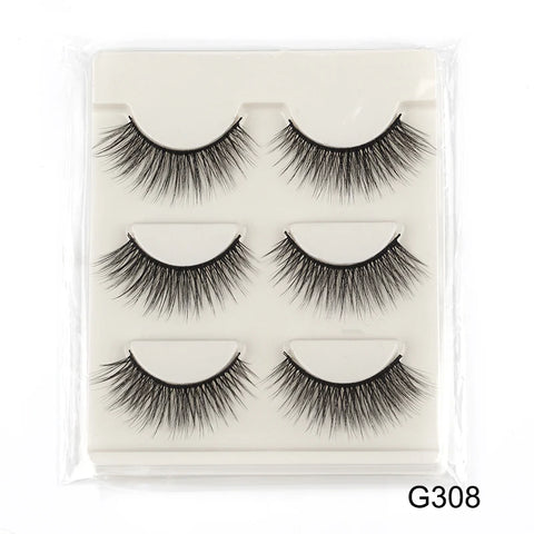 YSDO Natuurlijke Valse Wimpers: 3/6/10 Paar Wispy Faux 3D Mink Wimpers