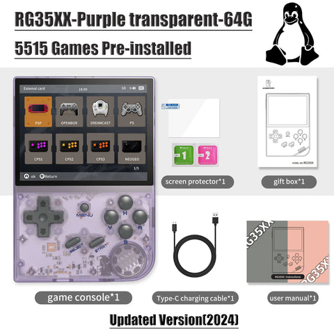 ANBERNIC RG35XX PLUS Retro Handheld Game Player