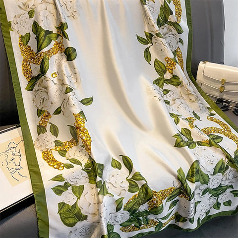 Luxury Silk Scarf Wrap for Women