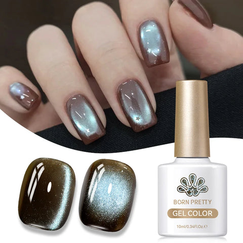 BORN PRETTY 10ml Mint Chocolate Cat Magnetic Gel Nail Polish