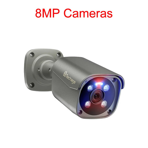 Techage 4MP 5MP 4K Security POE IP Camera