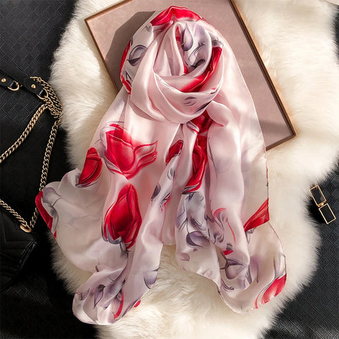 Luxury Silk Scarf Wrap for Women