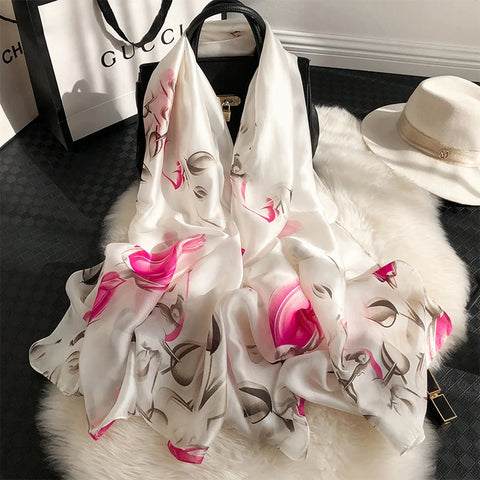 Luxury Silk Scarf Wrap for Women