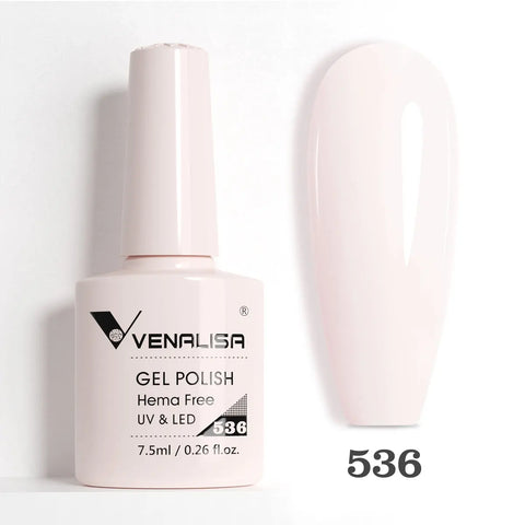 Venalisa HEMA GRATIS Nagelgellak Glitter - French Nail Jelly Pink Nude Collectie