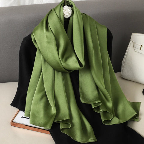 Luxury Gradient Silk Scarf for Women
