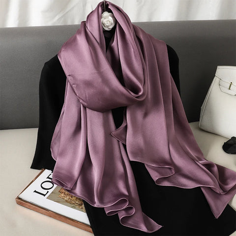Luxury Gradient Silk Scarf for Women