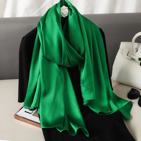 Luxury Gradient Silk Scarf for Women