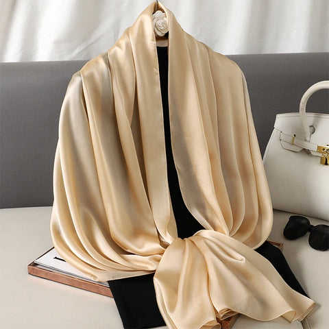 Luxury Gradient Silk Scarf for Women
