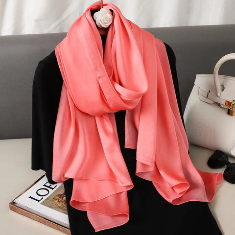 Luxury Gradient Silk Scarf for Women