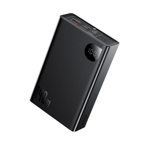 Baseus Max 140W Power Bank – 24000mAh Fast-Charge with 3 Outputs