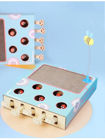 Interactieve Whack-a-Mole kattenkrabplank - Leuk en functioneel kattenspeeltje