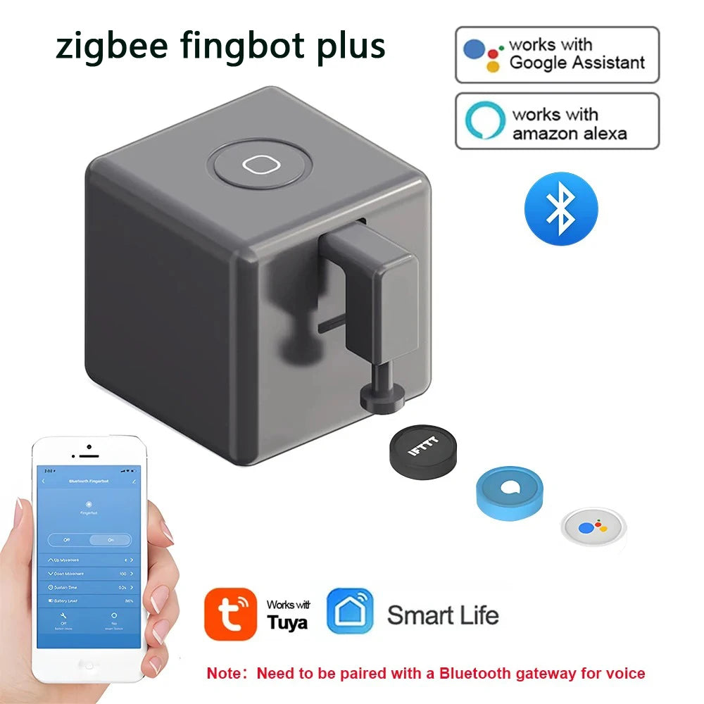 Tuya Zigbee Bluetooth Fingerbot Plus Robot Button Pusher