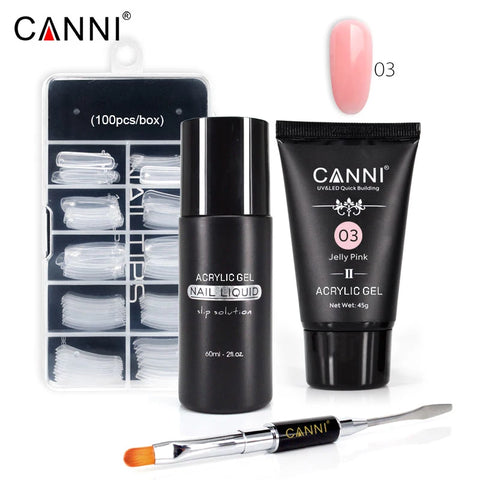 CANNI Poly Nails UV Gel Nail Art Manicure