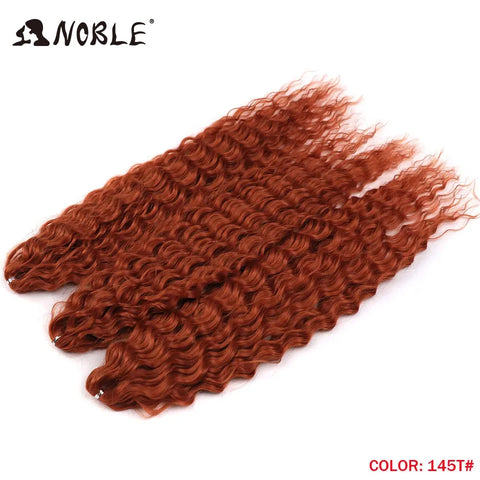 Noble Hair Synthetic Twist Crochet Curly Hair 24 Inch Ombre