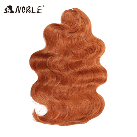 Noble Hair Soft Body Wave Crochet Hair 24Inch 3PCS Synthetic Hair Extensions