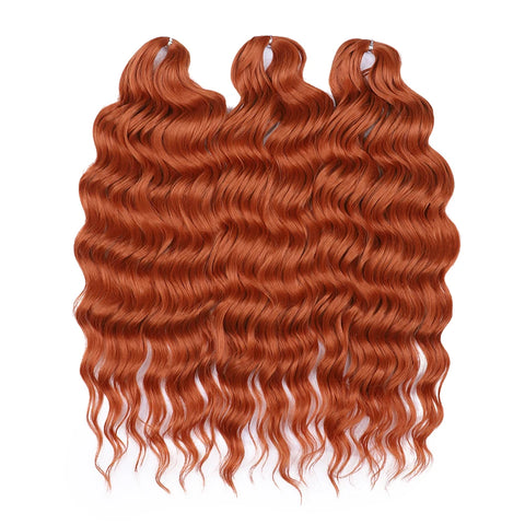 Anna 24 Inch Synthetic Hair Water Wave Braiding Hair Extensions