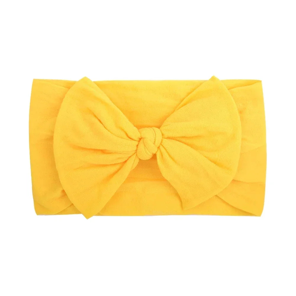 1 stuk pasgeboren babyhoofdband voor meisjes - zachte nylon tulbandstrikken haaraccessoires