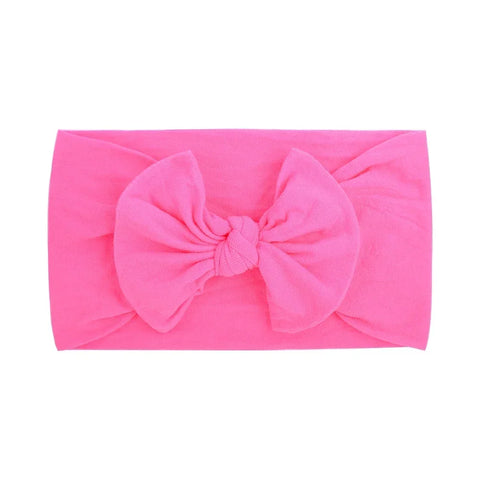 1 stuk pasgeboren babyhoofdband voor meisjes - zachte nylon tulbandstrikken haaraccessoires