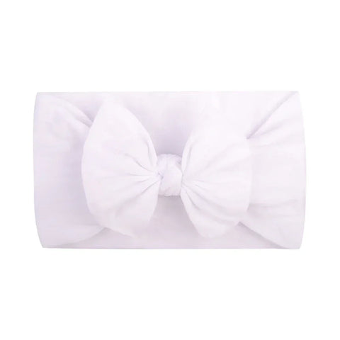 1 stuk pasgeboren babyhoofdband voor meisjes - zachte nylon tulbandstrikken haaraccessoires