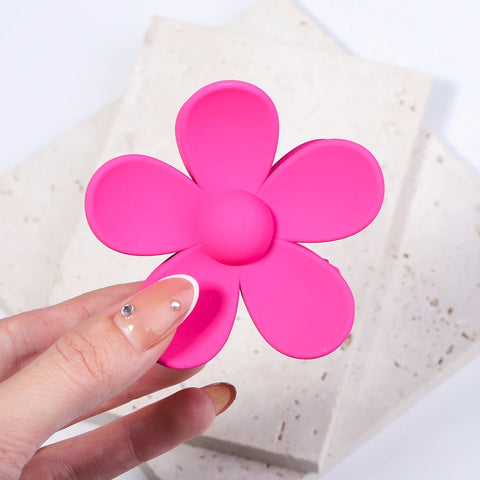 2025 Korea Flower Shape Hair Claw Clip for Women and Girls – Stylish Barrette Crab Hair Clips
