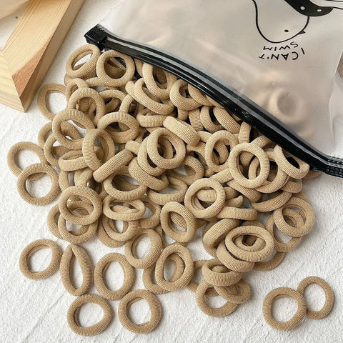 LOVEKIKI 50 stuks elastische haarbanden - kleurrijke kinderhaaraccessoires voor leuke stijlen 