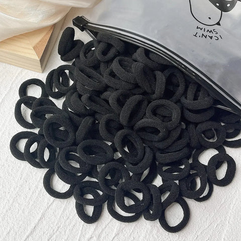 LOVEKIKI 50 stuks elastische haarbanden - kleurrijke kinderhaaraccessoires voor leuke stijlen 