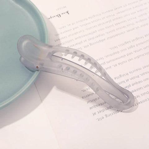 Acrylic Matte Duckbill Hair Claws and Barrettes - Stylish Hair Accessories for Women