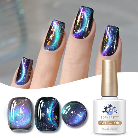 BORN PRETTY 10ml Mint Chocolate Cat Magnetic Gel Nail Polish