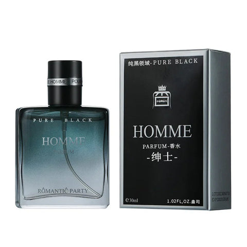 Man Perfumes Classic Pure BLUE Black EAU DE PARFUM with Pheromones - Azure Fragrance Body Spray for Men