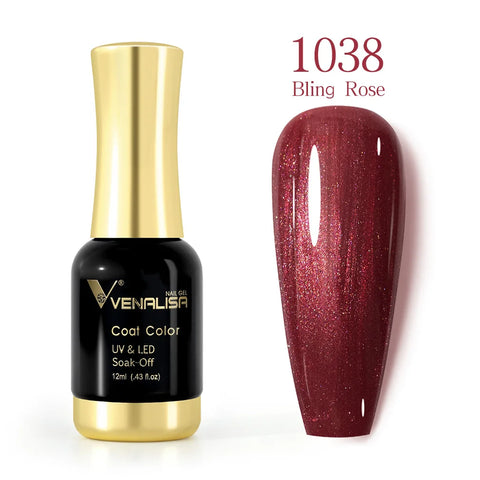 Venalisa Tempered Top Coat Nagellak Gel - 111 Kleuren 