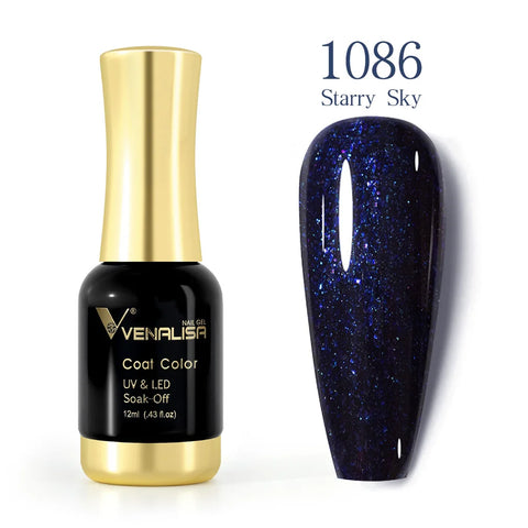 Venalisa Tempered Top Coat Nagellak Gel - 111 Kleuren 