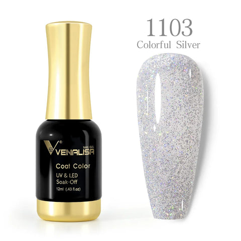 Venalisa Tempered Top Coat Nagellak Gel - 111 Kleuren 