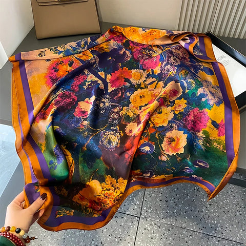 Luxury Silk Scarf Wrap for Women