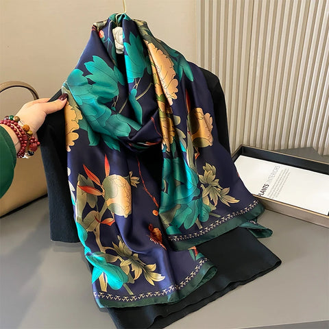 Luxury Silk Scarf Wrap for Women