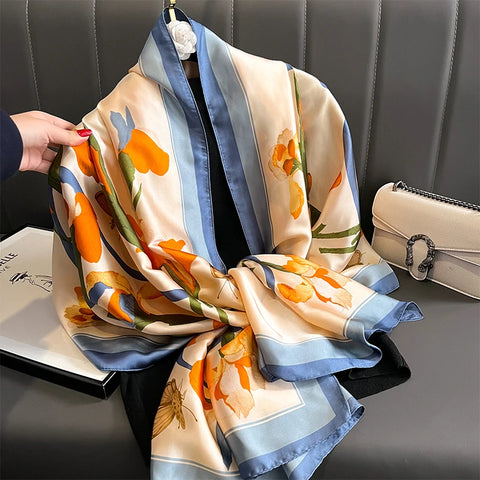 Luxury Silk Scarf Wrap for Women