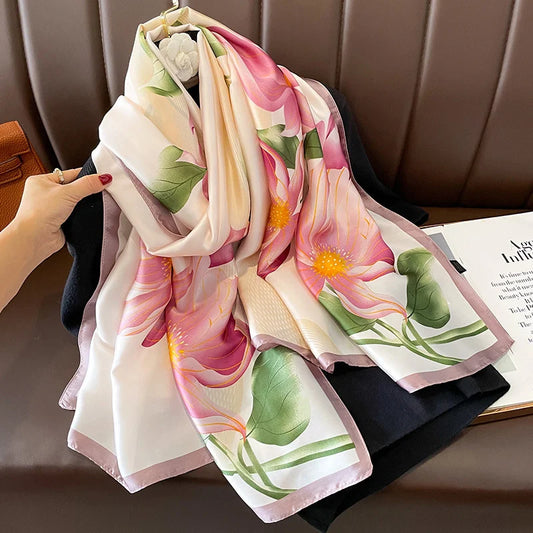Elegant Women’s 180x90cm Silk Scarves for Every Occasion