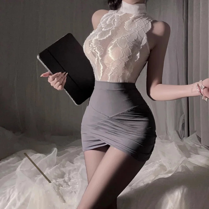 Sexy Office Lady Cosplay Costume