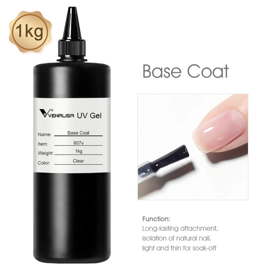 #809 Super Quality 1KG No Wipe Top Coat Primer Base Coat UV Gel