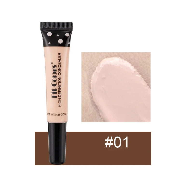 Full Cover Liquid Concealer - 8 Color BB Cream Foundation for Natural Brightening Makeup