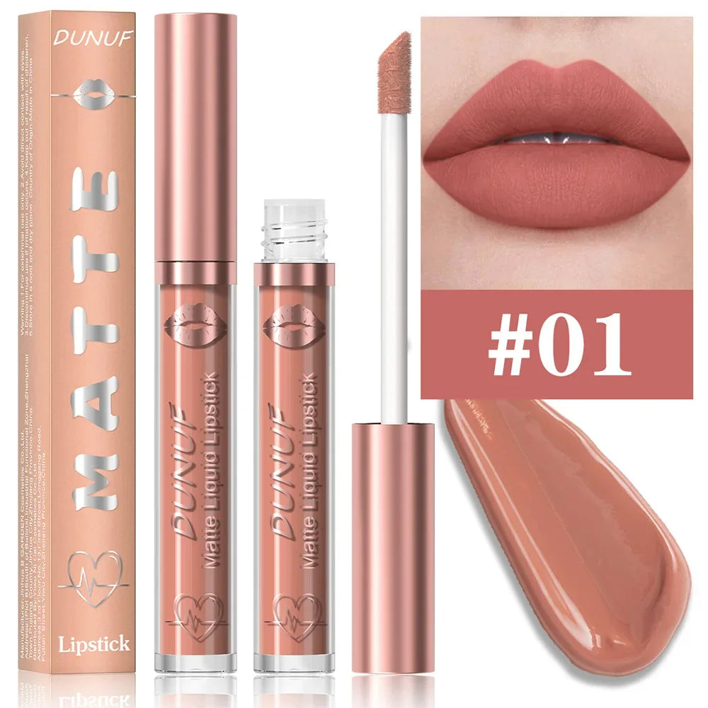 18 Color Waterproof Lip Gloss & Matte Liquid Lipstick Set