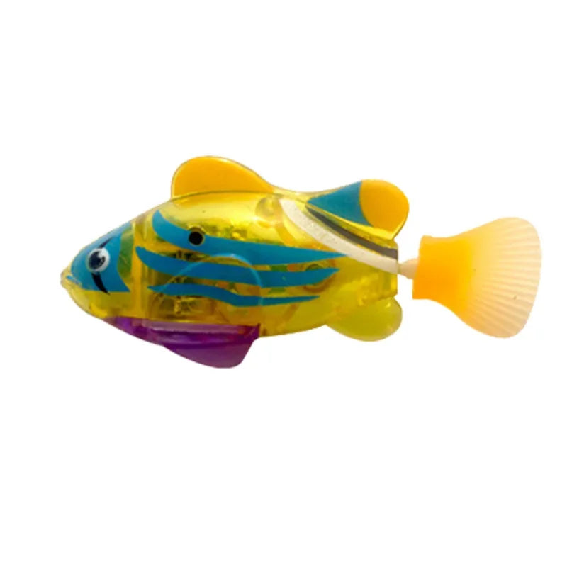 Pet Cat Toy LED Interactive Swimming Robot Fish Toy for Cat - Stimulate Your Pet's Hunter Instincts