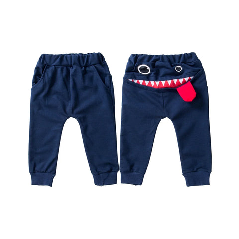 Cute Big Mouth Monster Trousers for Toddlers