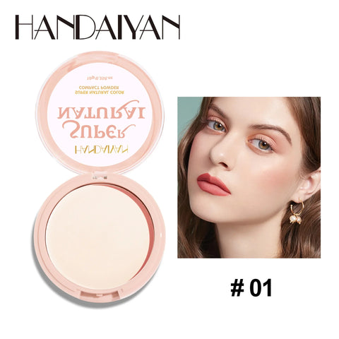 8 Color Matte Face Pressed Powder - 24 Hour Oil Control & Waterproof Foundation