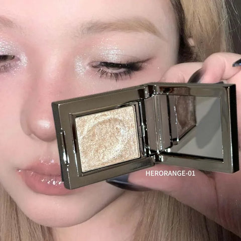Metallic Glitter Eyeshadow Cream - Ice Purple Pearlescent Palette